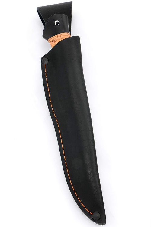 Нож Енот сталь D2 рукоять береста 