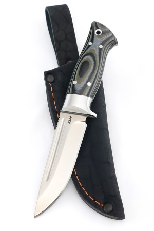 Нож Малыш сталь К340 цельнометаллический рукоять G10 белая с черным