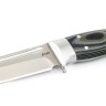 Нож Малыш сталь К340 цельнометаллический рукоять G10 белая с черным 