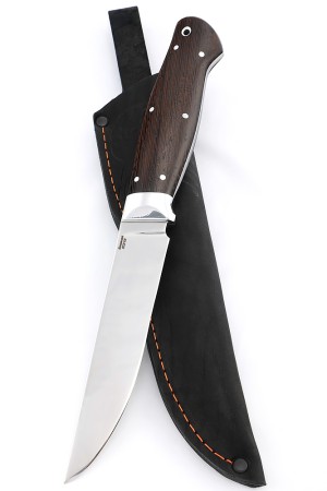Нож Разделочный сталь кованая 95х18 рукоять венге, цельнометаллический