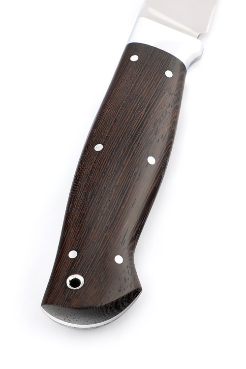Нож Разделочный сталь кованая 95х18 рукоять венге, цельнометаллический 