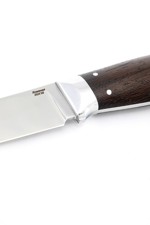 Нож Разделочный сталь кованая 95х18 рукоять венге, цельнометаллический 