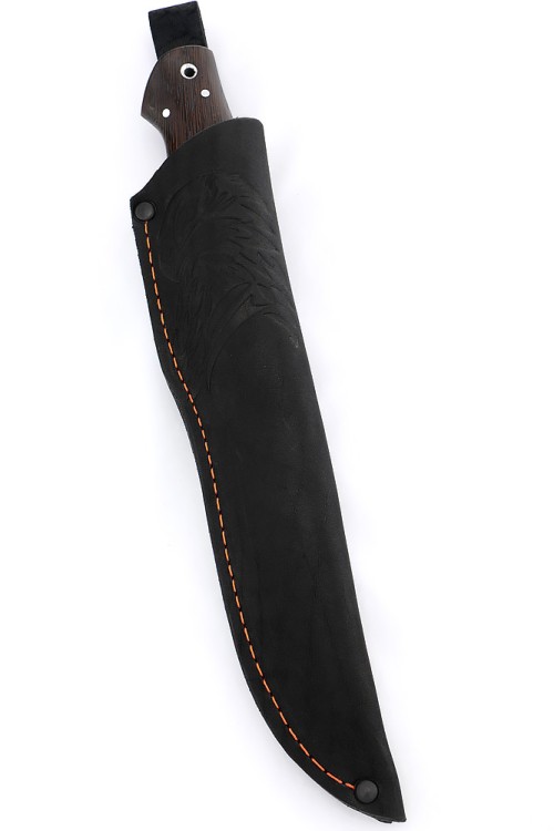 Нож Разделочный сталь кованая 95х18 рукоять венге, цельнометаллический 