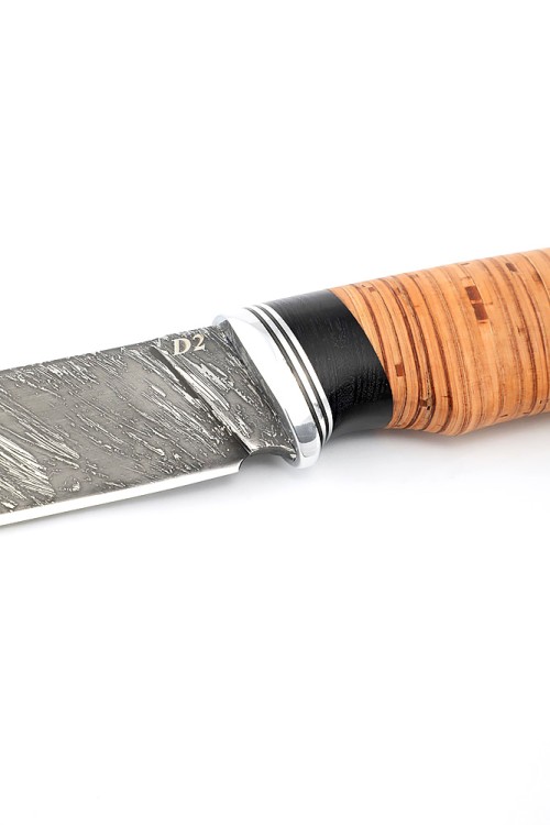 Нож Егерь сталь D2 рукоять береста 