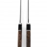 Комплект из 2 ножей "Танто" дамаск карельская береза коричневая 