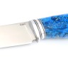 Нож Разделочный сталь Elmax рукоять кап клена синий 