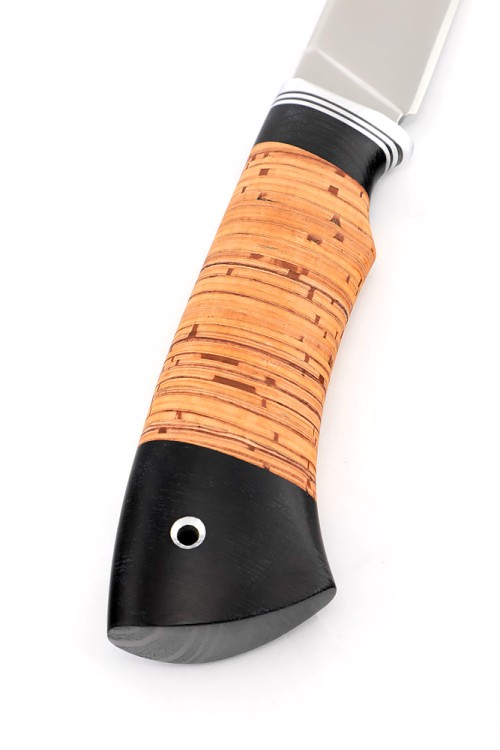 Нож Егерь сталь К340 рукоять береста 