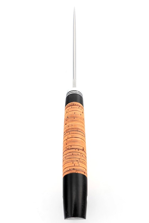 Нож Егерь сталь К340 рукоять береста 