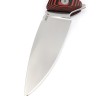 Нож складной Турист AUS8 G10 черно-красная 