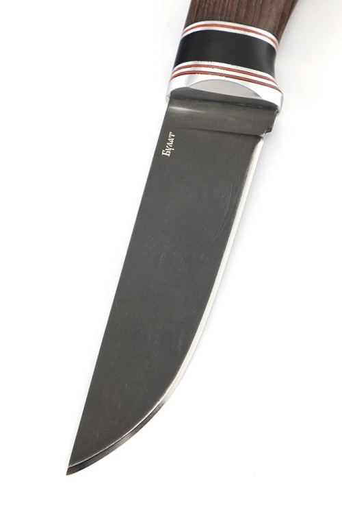 Нож Заяц сталь булат рукоять ясень термоциклированный 