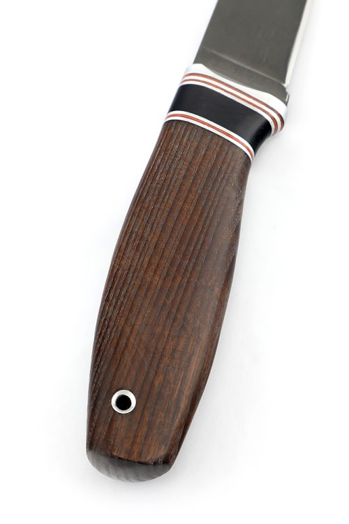 Нож Заяц сталь булат рукоять ясень термоциклированный 