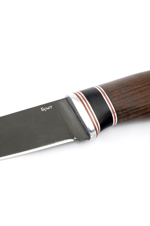 Нож Заяц сталь булат рукоять ясень термоциклированный 