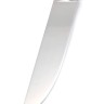 Нож Разделочный сталь N690 рукоять карельская береза фиолетовая, цельнометаллический 