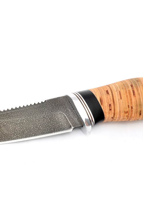 Нож Белуга сталь ХВ5 рукоять береста 