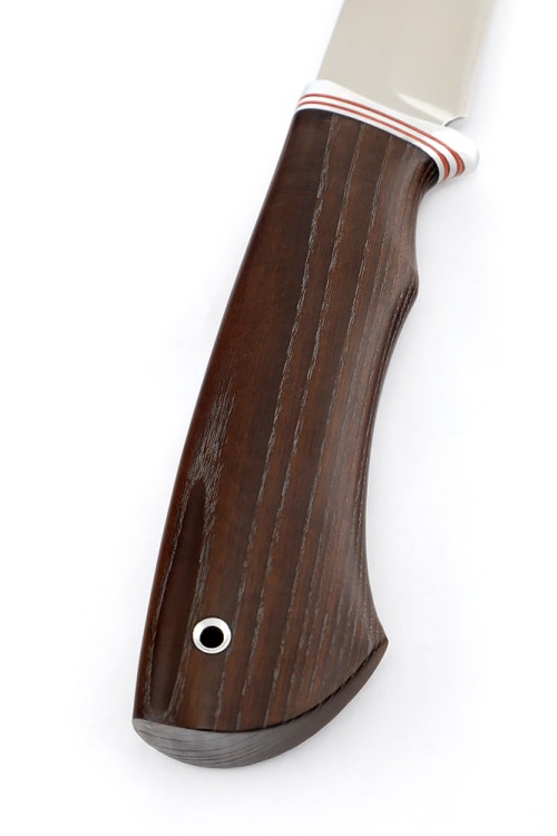 Нож Осетр сталь кованая 95х18 рукоять ясень термоциклированный 