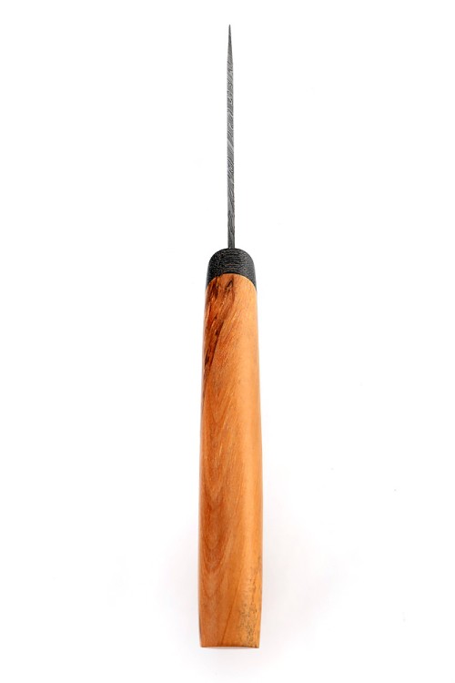 Нож Гепард сталь дамаск рукоять карельская береза 