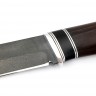 Нож Носорог сталь булат рукоять черный граб ясень термоциклированный 