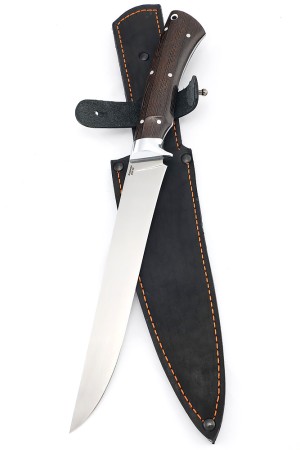 Нож Филейный большой сталь кованая 95Х18 рукоять венге, цельнометаллическая