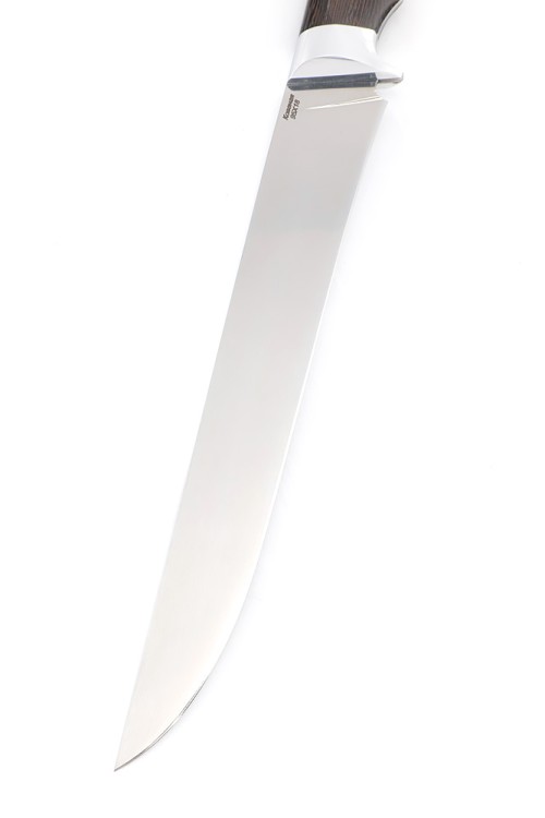 Нож Филейный большой сталь кованая 95Х18 рукоять венге, цельнометаллическая 