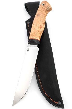 Нож Перун сталь кованая 95Х18 рукоять G10, карельская береза