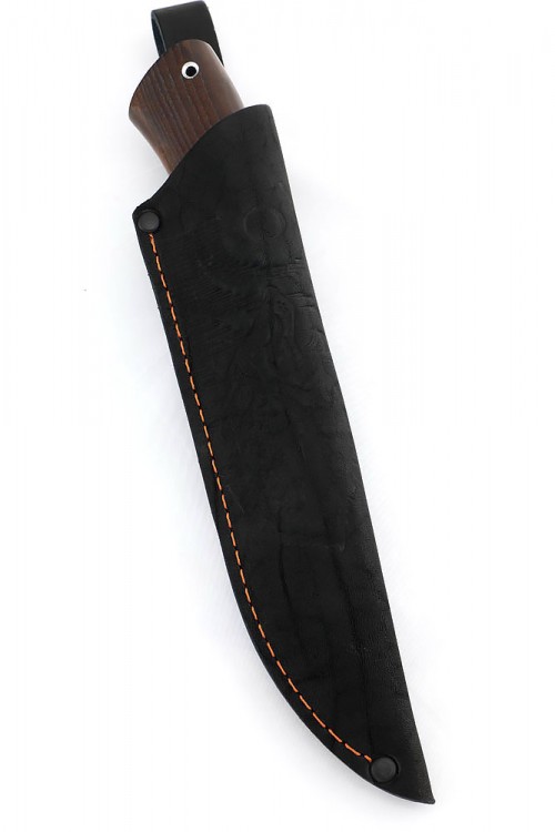 Нож Егерь сталь дамаск рукоять ясень термоциклированный 