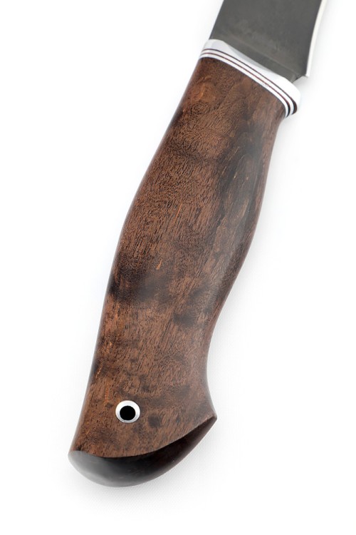 Нож Барс сталь булат рукоять карельская береза коричневая 