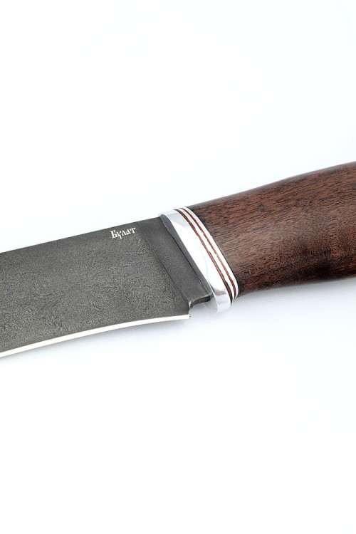 Нож Барс сталь булат рукоять карельская береза коричневая 