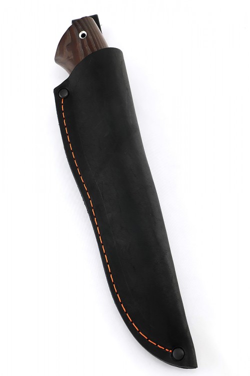 Нож Охотничий сталь D2 рукоять черный граб ясень термоциклированный 