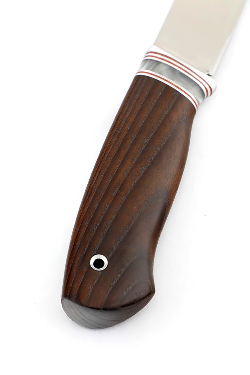 Нож Грибник сталь кованая 95х18 рукоять ясень термоциклированный 