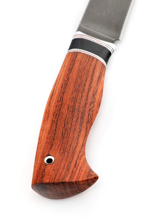 Нож Берсерк сталь ХВ5 рукоять вставка черный граб, бубинга 