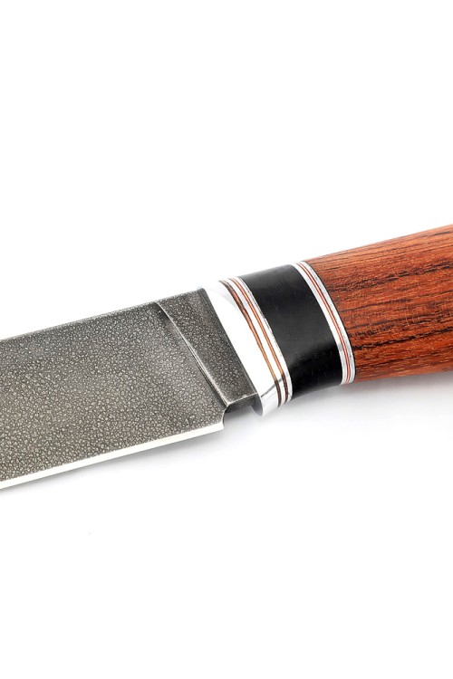 Нож Берсерк сталь ХВ5 рукоять вставка черный граб, бубинга 