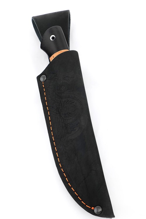 Нож Ласка сталь К340 рукоять береста 