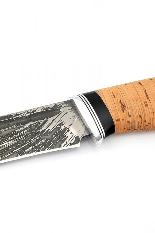 Нож Лось сталь D2 рукоять береста 