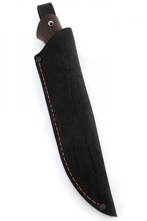 Нож Елец кованая сталь дамаск рукоять ясень термоциклированный 