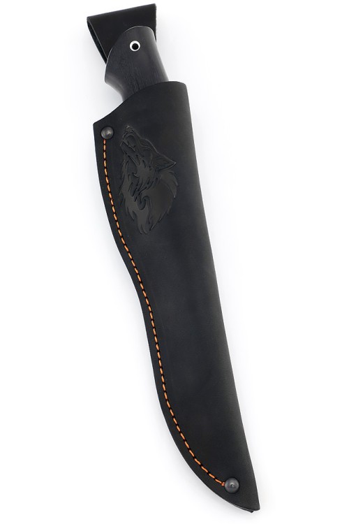 Нож Барс сталь кованая Х12МФ рукоять черный граб 