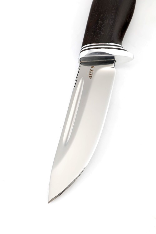 Нож Малыш сталь AUS8, рукоять черный граб 