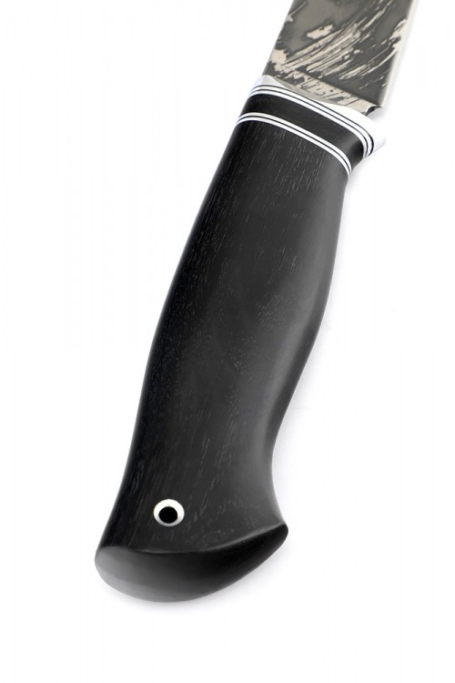 Нож Разделочный сталь D2 рукоять черный граб 