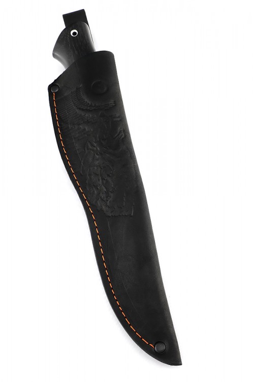 Нож Разделочный сталь D2 рукоять черный граб 