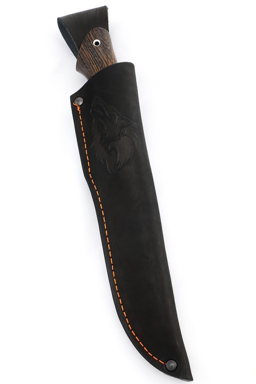 Нож Барс сталь дамаск рукоять венге  Нож Барс сталь дамаск рукоять венге