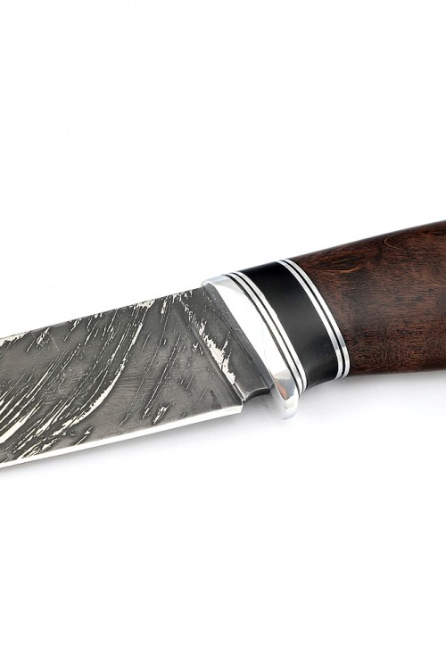 Нож Путник сталь D2 рукоять карельская береза коричневая 