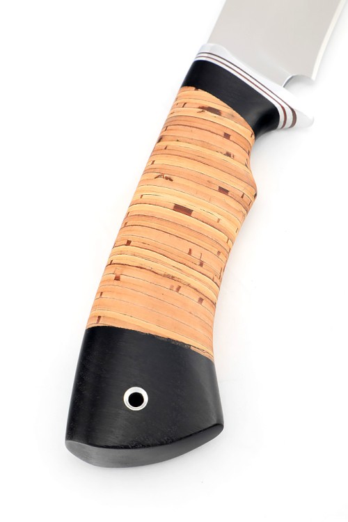 Нож Гепард сталь кованая Х12МФ рукоять береста 