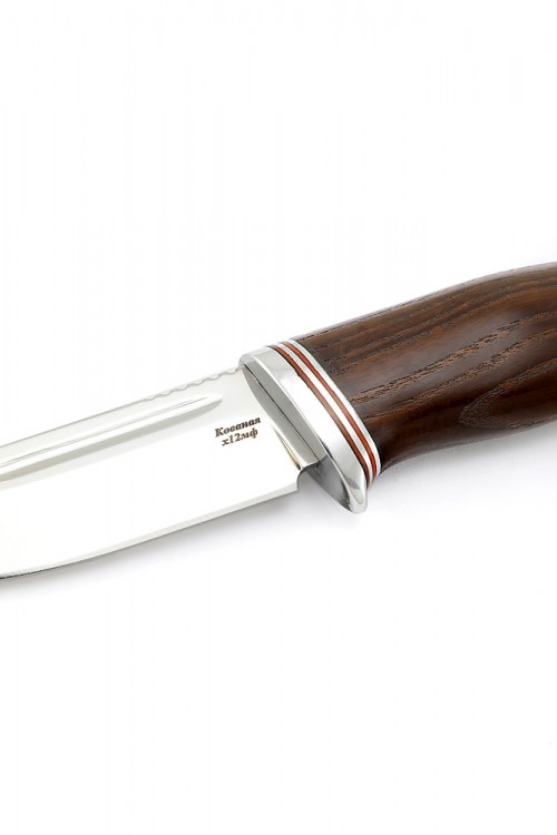 Нож Малыш сталь х12мф рукоять термоциклированный ясень 