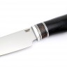 Нож Шеф Универсальный кованая сталь 95х18 рукоять бубинга и черный граб 