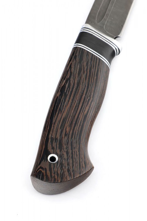 Нож Пеленгас сталь дамаск рукоять ясень термоциклированный 