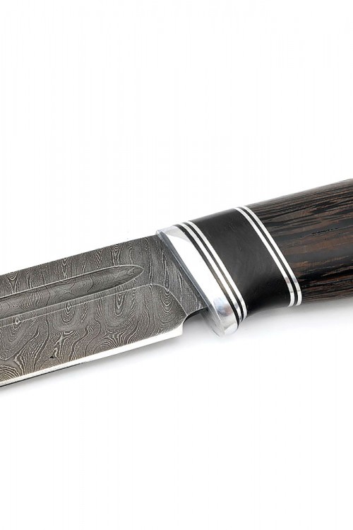 Нож Пеленгас сталь дамаск рукоять ясень термоциклированный 