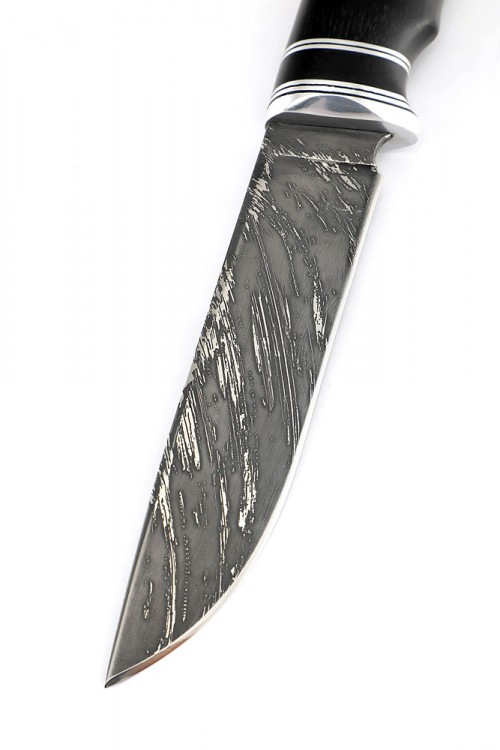 Нож Егерь сталь D2 рукоять черный граб 