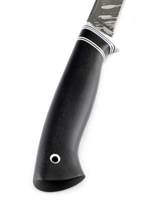 Нож Походный сталь D2 рукоять черный граб 