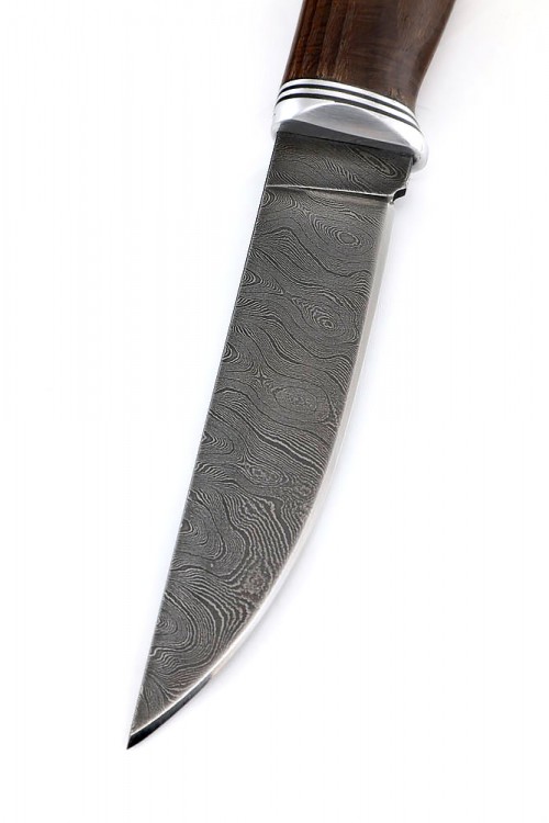 Нож Гарпун сталь дамаск рукоять ясень термоциклированный 