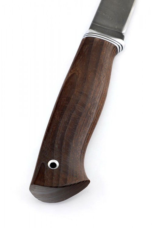 Нож Гарпун сталь дамаск рукоять ясень термоциклированный 