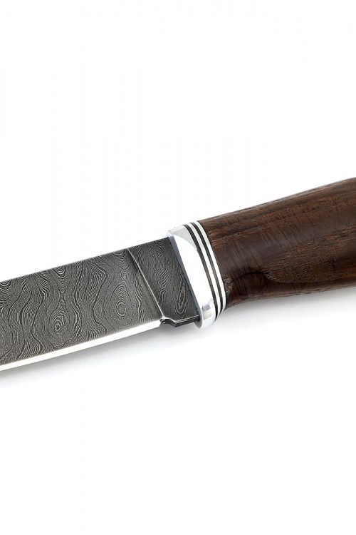 Нож Гарпун сталь дамаск рукоять ясень термоциклированный 